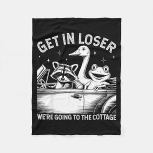 Los geht's zur Cottage-Waschbär-Gans-Frosch Fleecedecke
