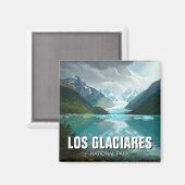 Los Glaciares Nationalpark Argentinien Magnet (Vorderseite/Rückseite)