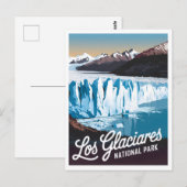 Los Glaciares Nationalpark Postkarte (Vorne/Hinten)