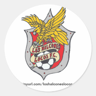 Los Halcones Locos FC Stickers - Round