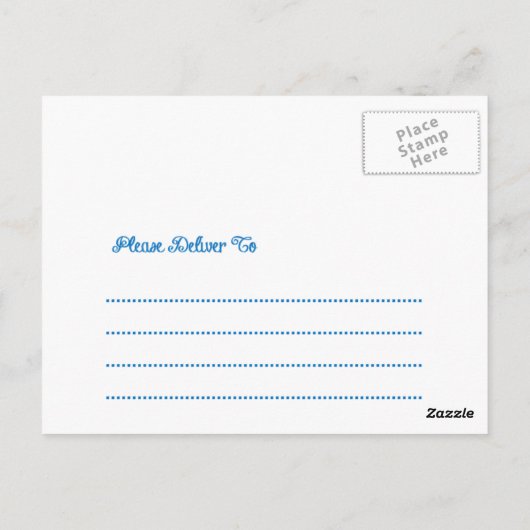 Los! Inspirationspostkarte Postkarte (Rückseite)