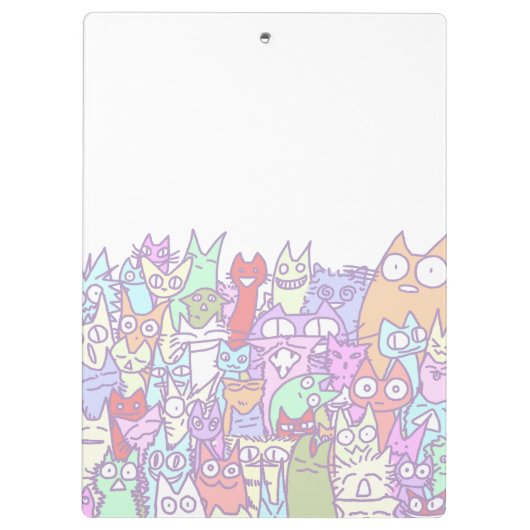 Los-Katzen Klemmbrett (Rückseite)