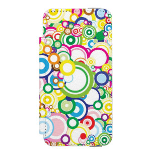 Los klare Kreise Incipio Watson™ iPhone 5 Geldbörsen Hülle
