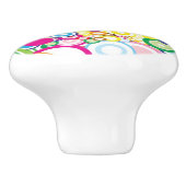 Los klare Kreise Keramikknauf (Seitenansicht)