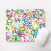 Los klare Kreise Mousepad (Mit Mouse)