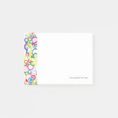 Los klare Kreise Post-it Klebezettel (Vorderseite)