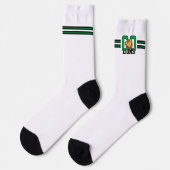 Los Lions! Personalisiertes Kindersportteam Socken (Linkes Detail)