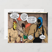 Los Luchadores Mysteriosos Postkarte (Vorne/Hinten)