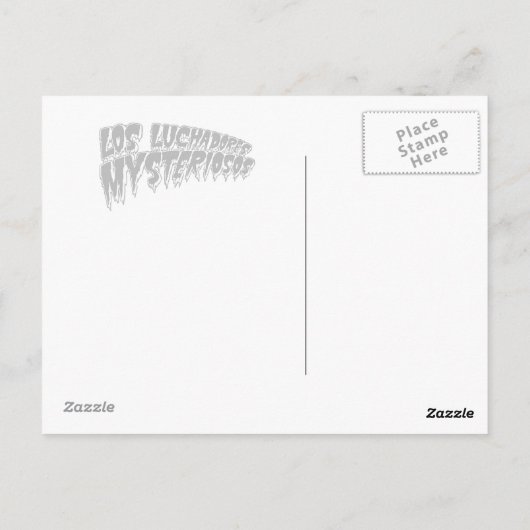 Los Luchadores Mysteriosos Postkarte (Rückseite)