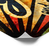 Los, mach's, motivierend Vintag Poster (Ecke)