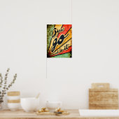 Los, mach's, motivierend Vintag Poster (Küche)