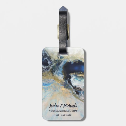 Los Mares Gepäckanhänger (Rückseite vertikal)