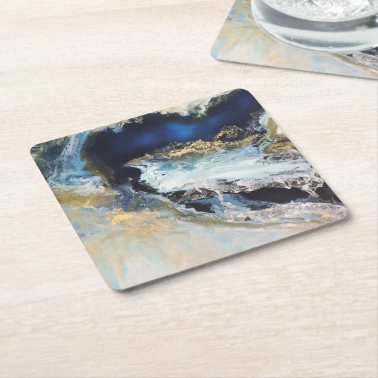 Los Mares Rechteckiger Pappuntersetzer (angewinkelt)