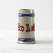 Los! mit Bier-Tasse Bierglas (Mittel)