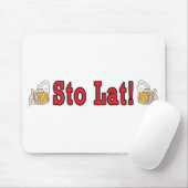 Los! mit Bier-Tasse Mousepad (Mit Mouse)