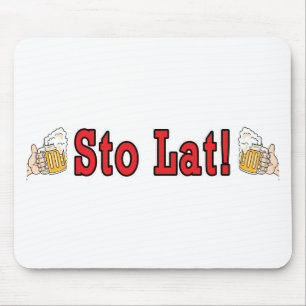 Los! mit Bier-Tasse Mousepad