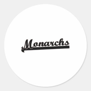Los Monarchs Fußball Softll verkaufen Sketll Tll C Runder Aufkleber