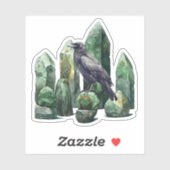 Los Monolitos del Cuervo de Odín Aufkleber (Blatt)