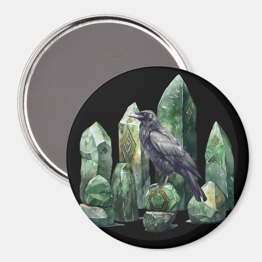 Los Monolitos del Cuervo de Odín Magnet (Vorderseite/Rückseite)