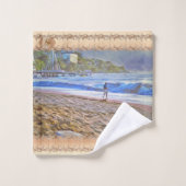 Los Muertos Beach 786 Badhandtuch Set (Waschlappen)