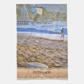 Los Muertos Beach 786 Geschirrtuch (Vertikal)