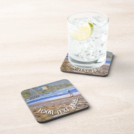 Los Muertos Beach 786 Getränkeuntersetzer (Rechte Seite)