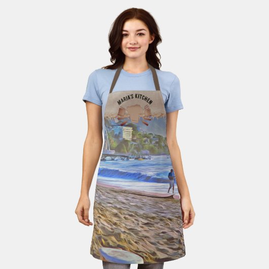 Los Muertos Beach 786 Schürze (Getragen)