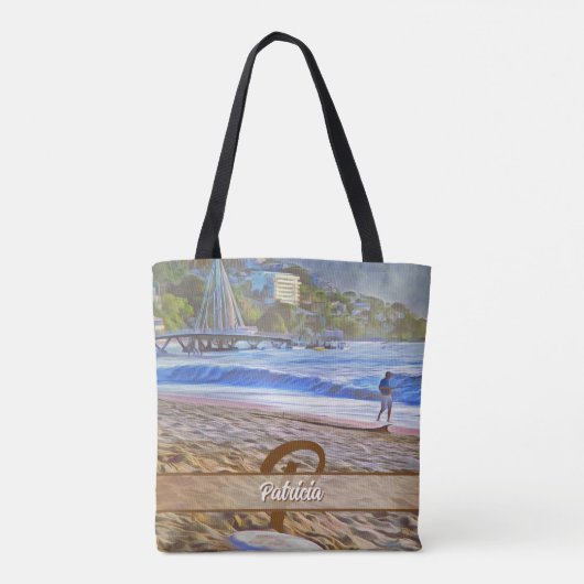Los Muertos Beach 786 Tasche (Rückseite)