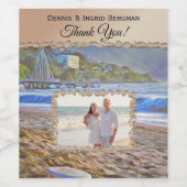 Los Muertos Beach Vielen Dank 786 Weinetikett (Einzelnes Label)