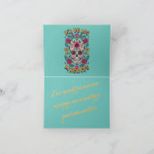 Los muertos nunca mueren en nuestros pensamientos karte (Innenseite)