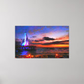 Los Muertos Pier 182 Art Leinwanddruck (Vorderseite)