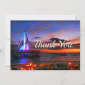 Los Muertos Pier Dankeskarte (Vorderseite)