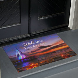 Los Muertos Pier Willkommen 1182 Fußmatte