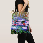 Los Nenufares (Seerosen) von Claude Monet, Tasche (Von Nahem)