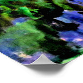 Los Nenufares von Monet Poster (Ecke)