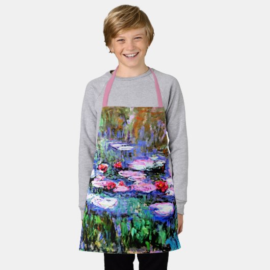 Los Nenufares von Monet Schürze (Getragen)