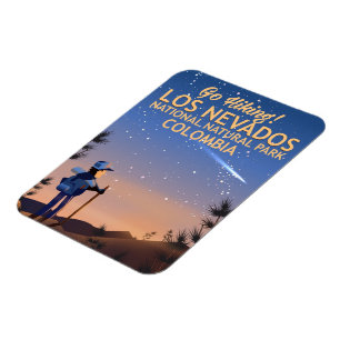 Los Nevados National Natural Park Reiseplakat Magnet