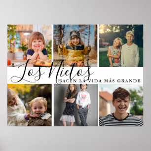 Los Nietos Hacen La Vida Más Grande Grandma Gesche Poster