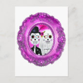 Los Novios Calaca Postkarte (Vorderseite)