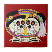 Los Novios (Englisch) Tile Fliese (Vorderseite)