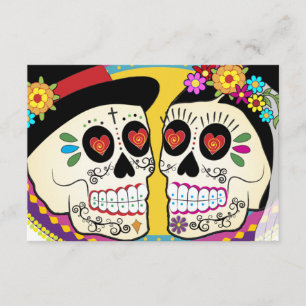 Los Novios RSVP-Karte RSVP Karte