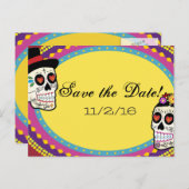 Los Novios Save the Date Postkarten (Vorne/Hinten)