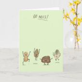 Los, Nuts! Greetings Card Karte (Gelbe Blume)