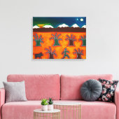 Los Olivos en el Invierno 2010 Leinwanddruck (Insitu (Wohnzimmer))