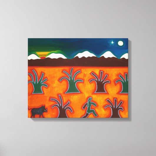 Los Olivos en el Invierno 2010 Leinwanddruck (Vorderseite)