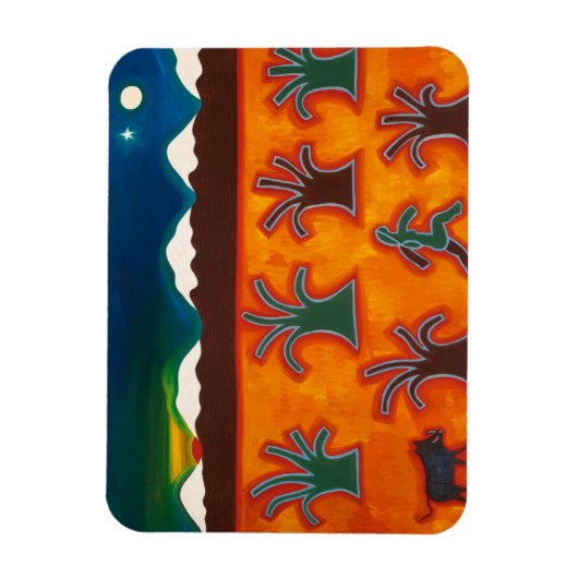 Los Olivos en el Invierno 2010 Magnet (Vertikal)