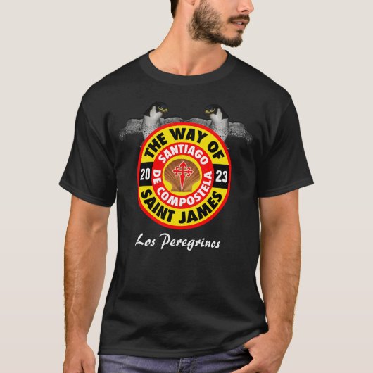 Los Peregrinos of the Way of Saint James 2023 T-Shirt (Vorderseite)