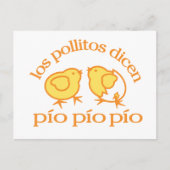 Los pollitos dicen... postkarte (Vorderseite)