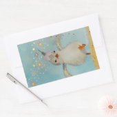 Los! Rechteckiger Aufkleber (Umschlag)