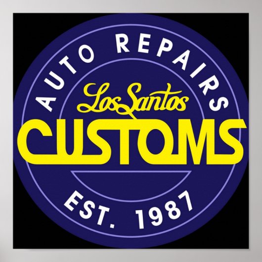 Los Santos Customs Poster (Vorne)